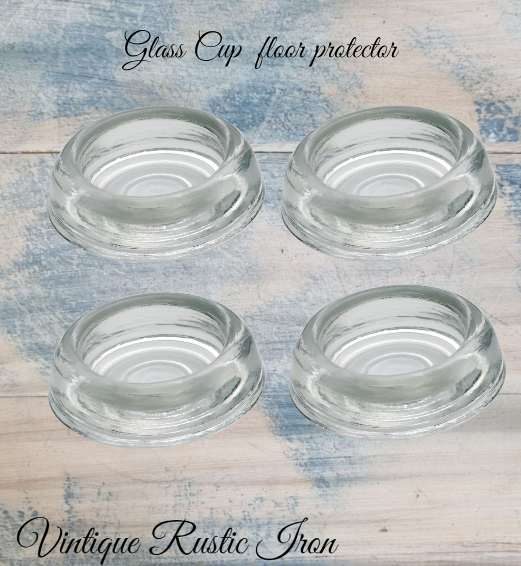 Floor glass cup Furniture protector 78mm Dia-Vintique Concepts