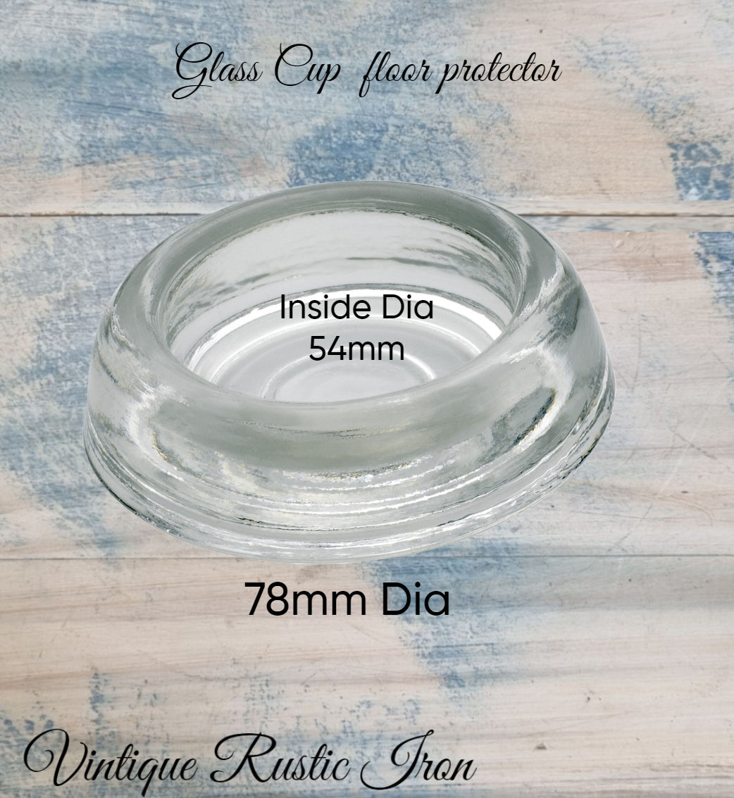 Floor glass cup Furniture protector 78mm Dia-Vintique Concepts