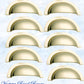 Regal Polished Brass Classico smooth Cup Drawer pull-Vintique Concepts