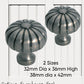 Farmhouse Polished Iron Pumpkin Knob (2 sizes)-Vintique Concepts