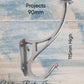 Polished Iron Disc Coat & Hat Hook 115mm x 90mm-Vintique Concepts