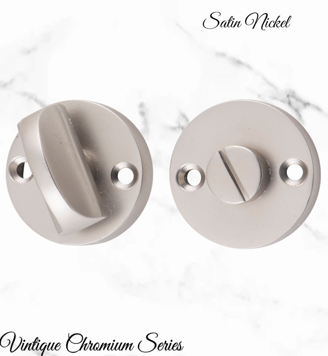Round Privacy Turns 35mm Dia with spindle-Various finishes-Vintique Concepts