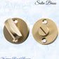 Round Privacy Turns 35mm Dia with spindle-Various finishes-Vintique Concepts