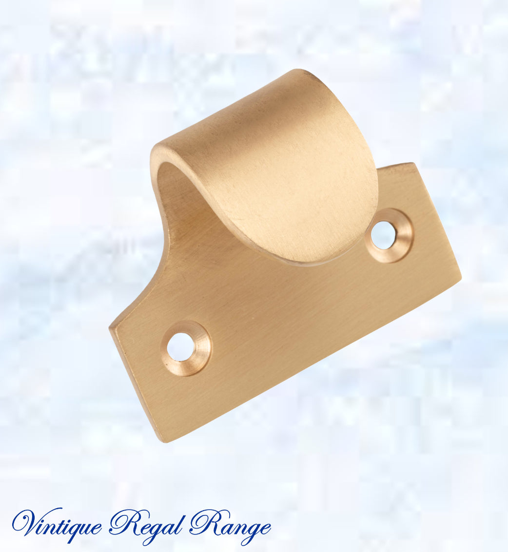 Regal Standard Brass Traditional sash window lift 49mm x 40mm-Vintique Concepts