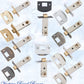 Door Split Cam Tube Latch- 60mm Backset-Different Finishes-Vintique Concepts