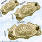 Regal Victorian Standard Ornate swing Polished Brass Drawer handle-Vintique Concepts
