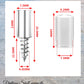 Self tapping Steel shelf supports with cover (pkt of 4)-Vintique Concepts