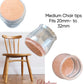 Silicone Chair Tips with felt pad Fits 20mm to 32mm-Vintique Concepts