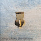 Libby's Vintage Brass jewelery Box Latch for padlock 27 x 19mm-Vintique Concepts