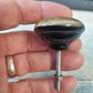 Antique Danmask Glass Knobs (lot of 5 pieces) 42mm dia recycled-Vintique Concepts