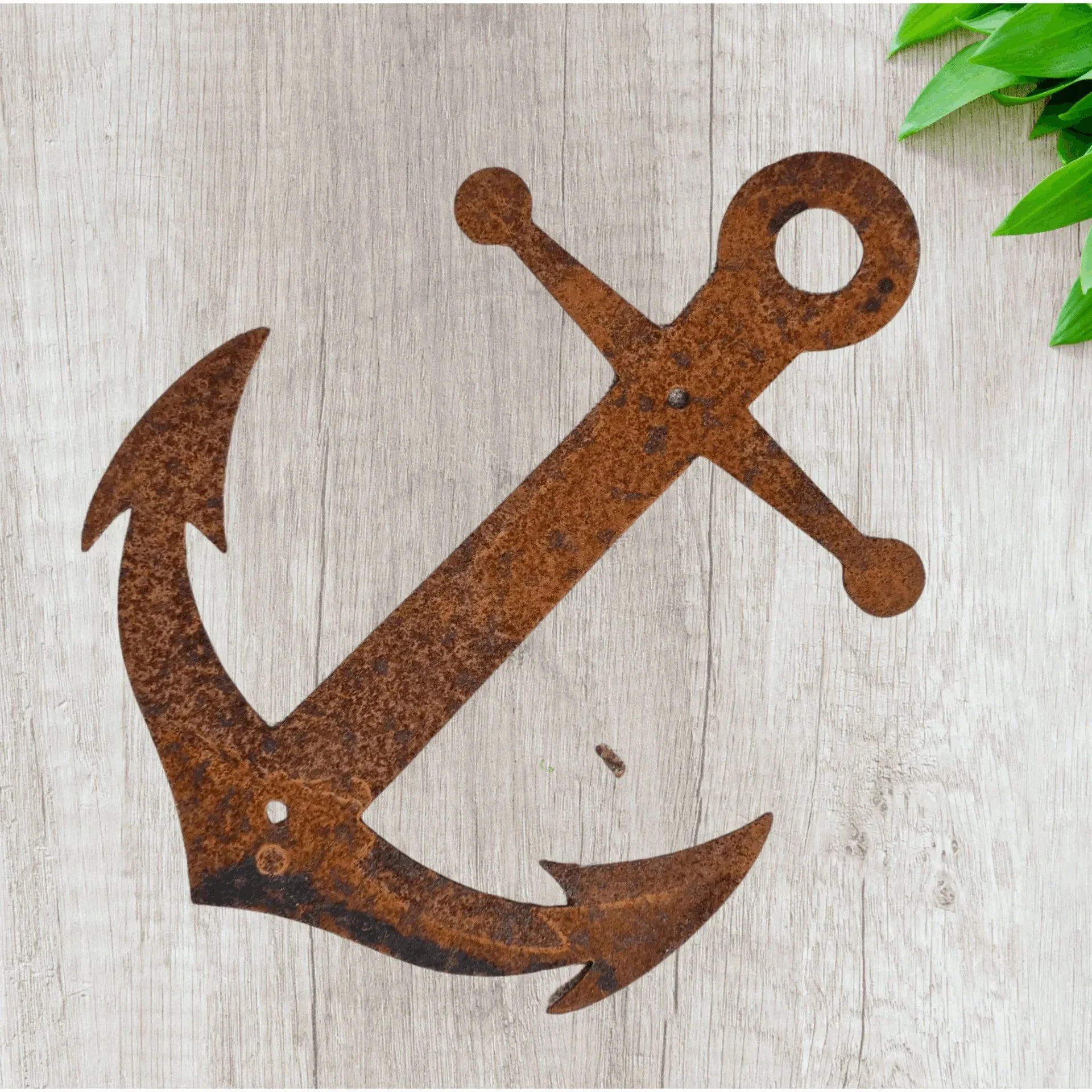 Rusty Metal Anchor 200mm | ANCHOR Rusty Metal 200mm x 130mm