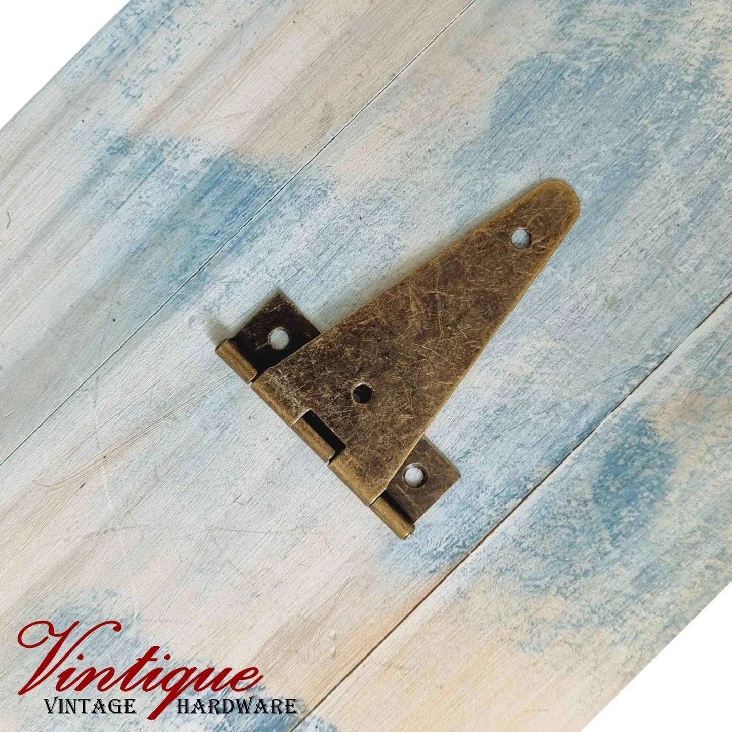 Antique Bronze T-Hinge 100mm for Doors (Each) - Vintique Concepts