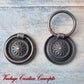 Antique Round Dresser Ring Pull Bronze 30mm dia-Vintique Concepts