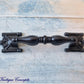 BLACK Edwardian Cabinet or drawer handle 120mm-Vintique Concepts