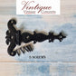 Black Ornate (Fancy ) T-Hinge 114mm x 75mm