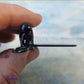 Black Self-Closing Overlay Hinges 72mm x 46mm-Vintique Concepts