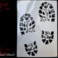 BootPrint wall & Furniture paint stencil A4 size-Vintique Concepts