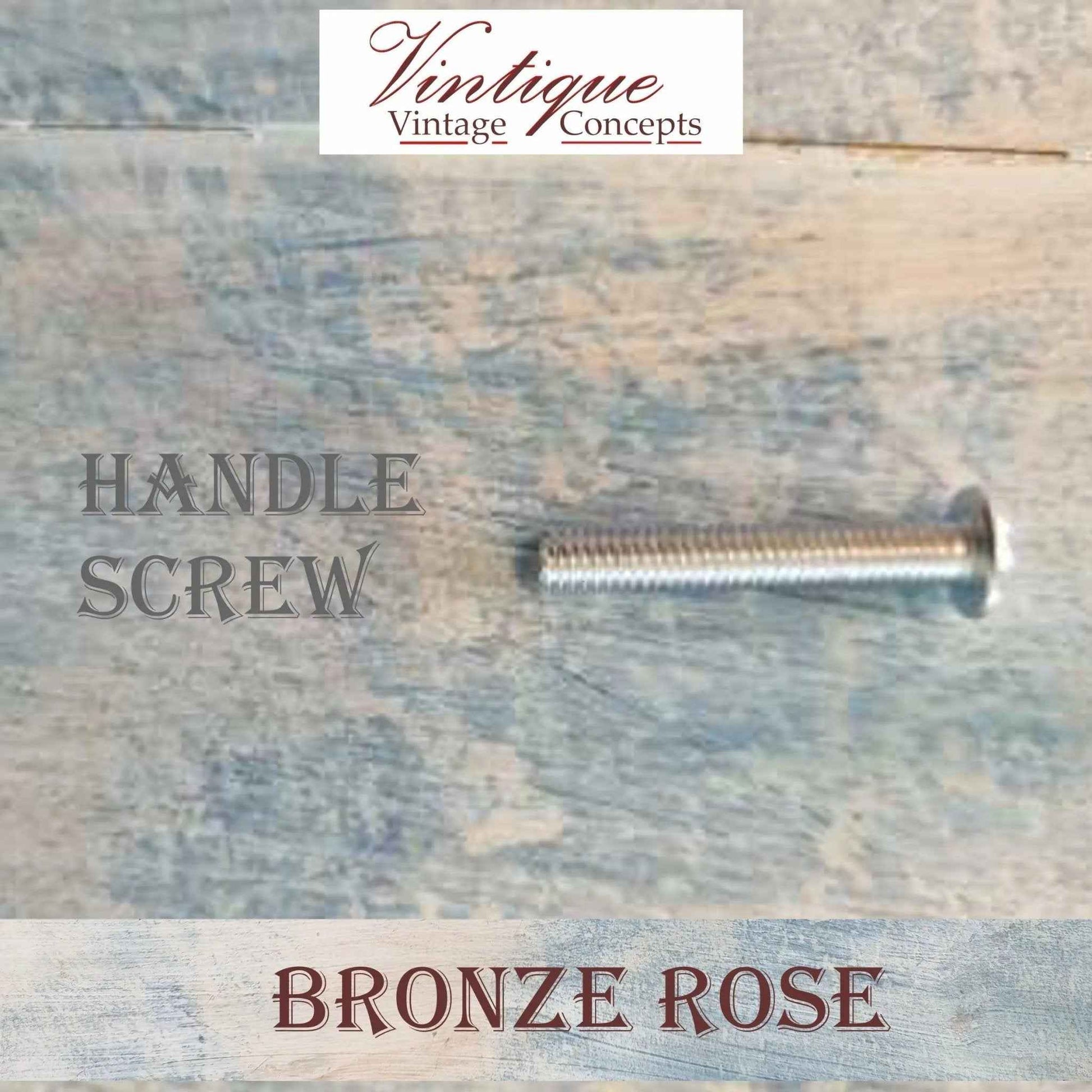 Bronze Furniture Knob Rose 32mm diameter