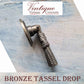 Bronze hanging Curtain Drop drawer  handle 44mm long