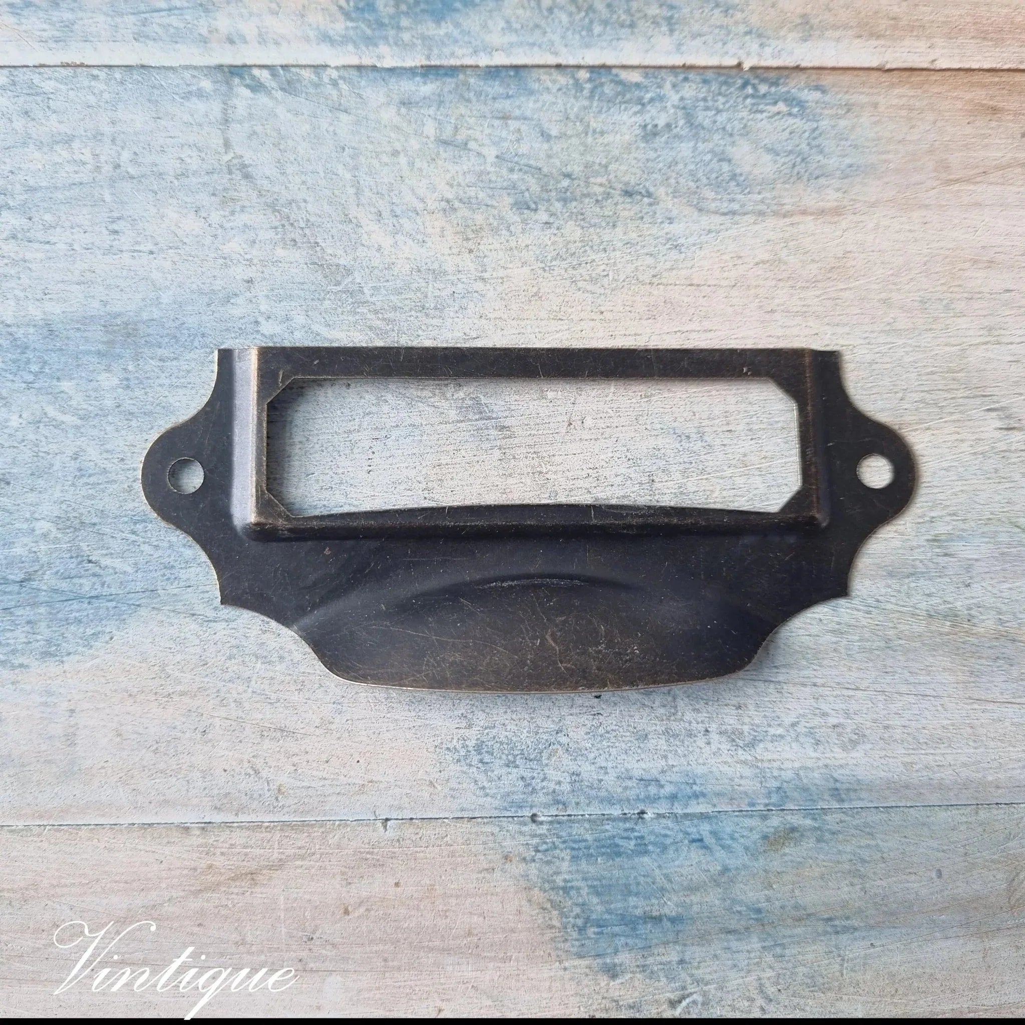 Card Handle card label holder handle-Card / Label holder drawer handle pull 90mm x ...