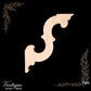 Carved wooden Lace Fretwork Corner -Homestead (FW6) 178mm x 218mm-Vintique Concepts