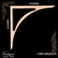 Carved wooden Lace Fretwork-Cottage  DELICATE (FW7-DEL) 248mm x 248mm-Vintique Concepts