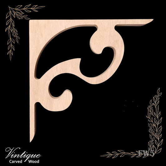 Carved wooden Lace Fretwork-KIA ORA (FW5) 238mm x 238mm-Vintique Concepts