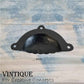 Cast Iron Scallop shell Cup Drawer Handle 96mm long