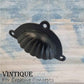 Cast Iron Scallop shell Cup Drawer Handle 96mm long