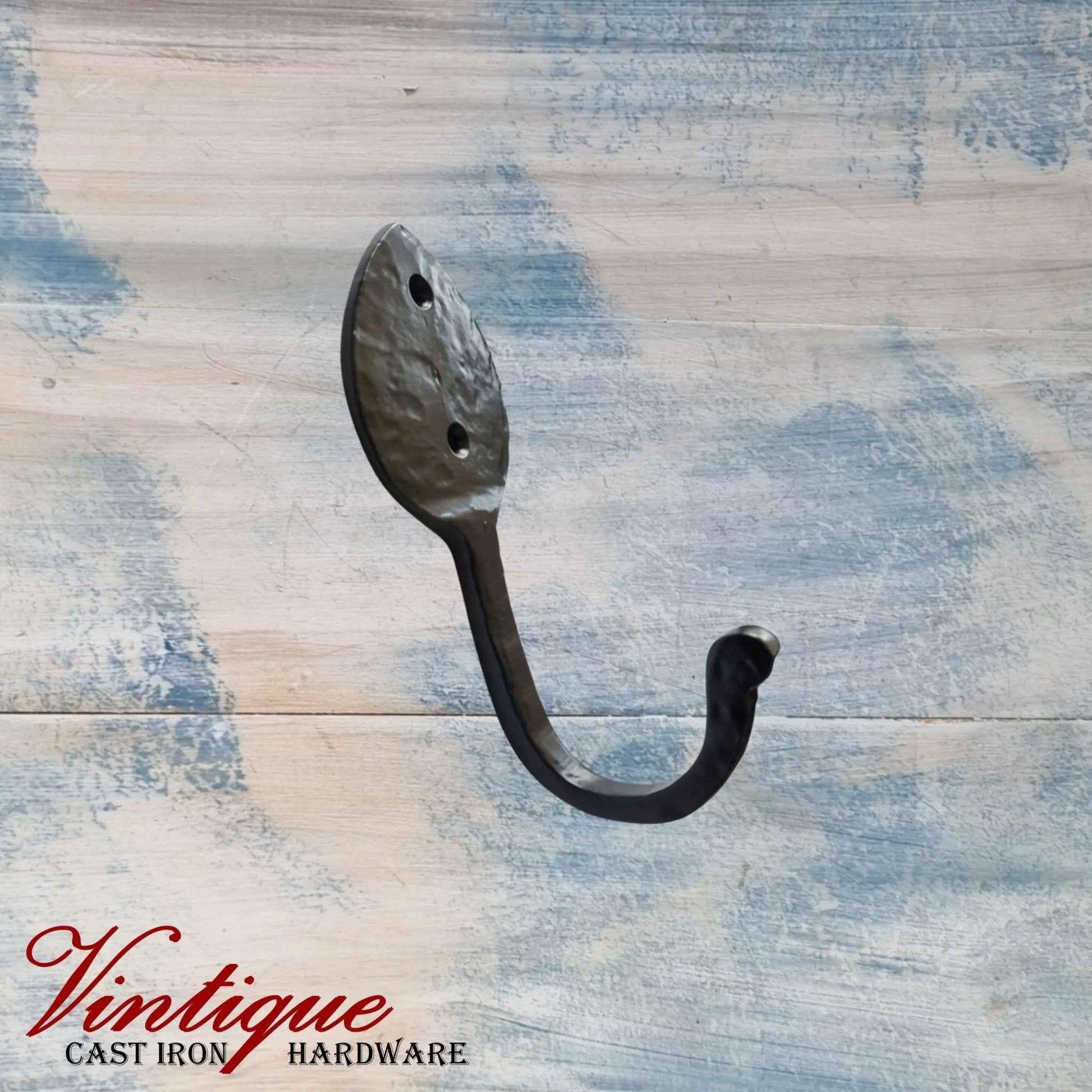 Cast Iron Spearhead single coathook 140mm x55mm