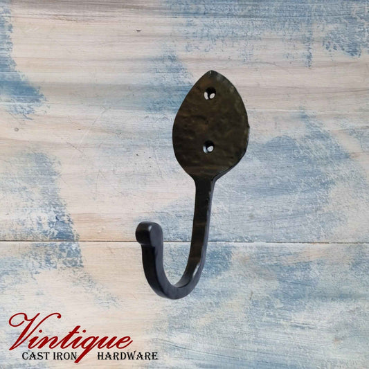 Cast Iron Spearhead single coathook 140mm x55mm