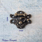 Catherines Vintage jewelry Box Latch /double Lock (2 small sizes) - Vintique Concepts