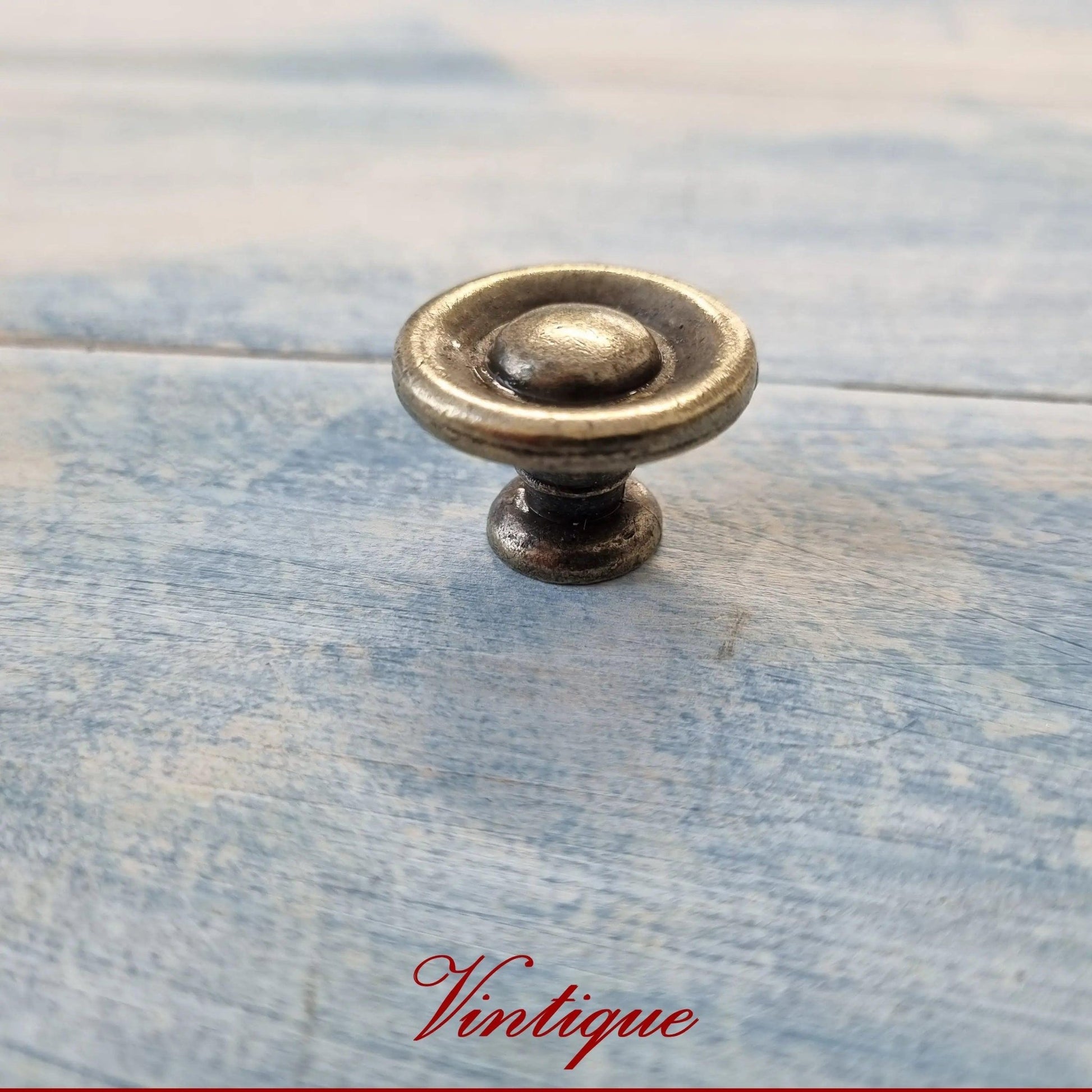 Celestial Moon Alloy Antique Gold 27mm cabinet or drawer Knob-Vintique Concepts