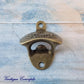 cheers- Bronze heavy duty Wall Mounted Vintage Bottle opener for beer bottles etc-Vintique Concepts
