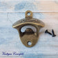 cheers- Bronze heavy duty Wall Mounted Vintage Bottle opener for beer bottles etc-Vintique Concepts