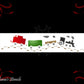 Choo Choo Train Border Childrens Wall / furniture paint stencil 355mm x 75mm-Vintique Concepts