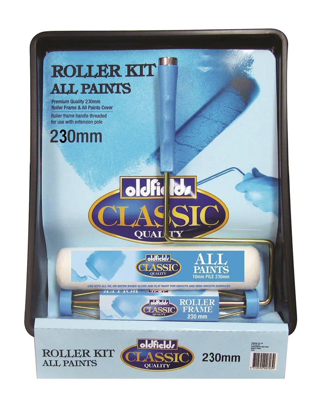Classic 3 Piece 270mm Draylon all paints Paint roller kit from Oldfields-Vintique Concepts