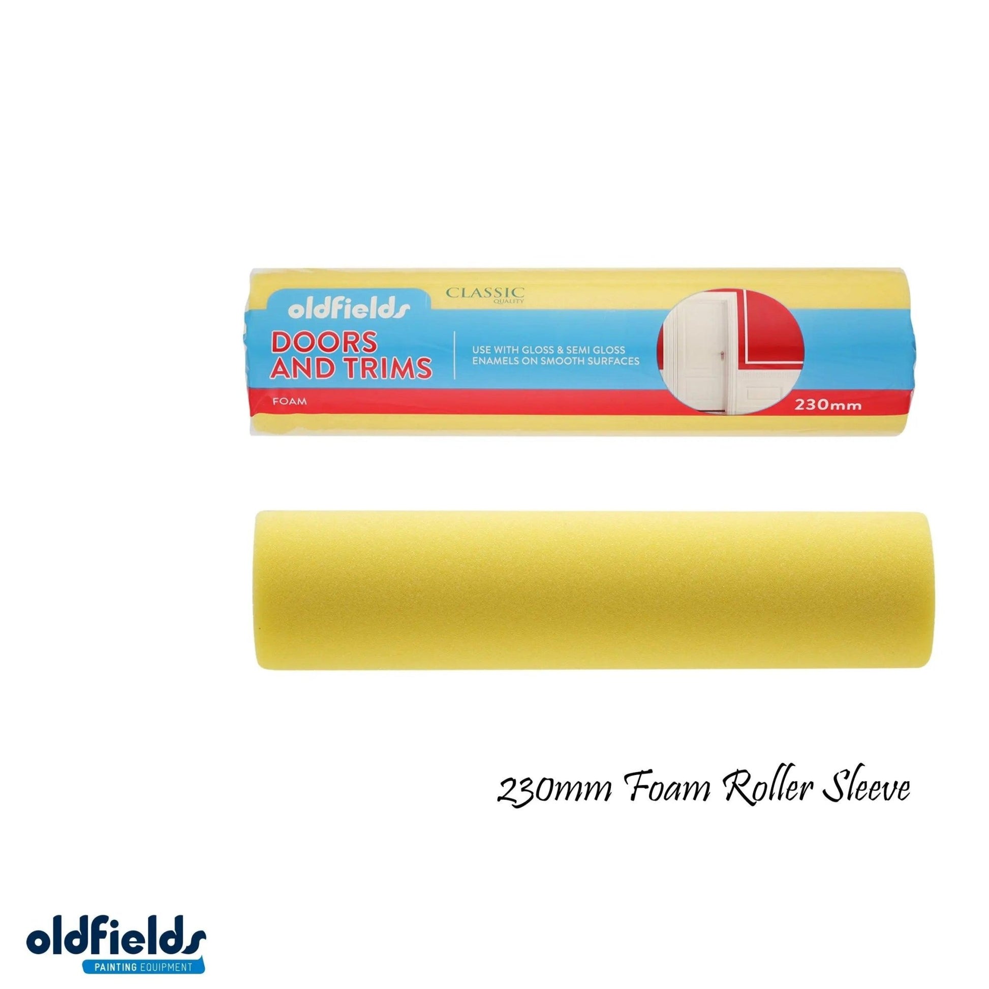Classic Doors & Trims Foam roller sleeve (75mm,230mm & 270mm) from Oldfields-Vintique Concepts