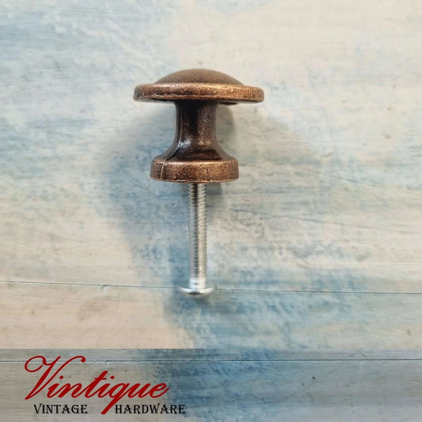 Classic Bronze Drawer Knob 25mm Diameter - Vintique Concepts