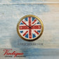 CLEARENCE PRICE-Vintage Union Jack Clock Furniture Glass/Alloy Knob 35mm-Vintique Concepts