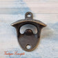 CORONA- Bronze heavy duty Wall Mounted Vintage Bottle opener for beer bottles etc-Vintique Concepts