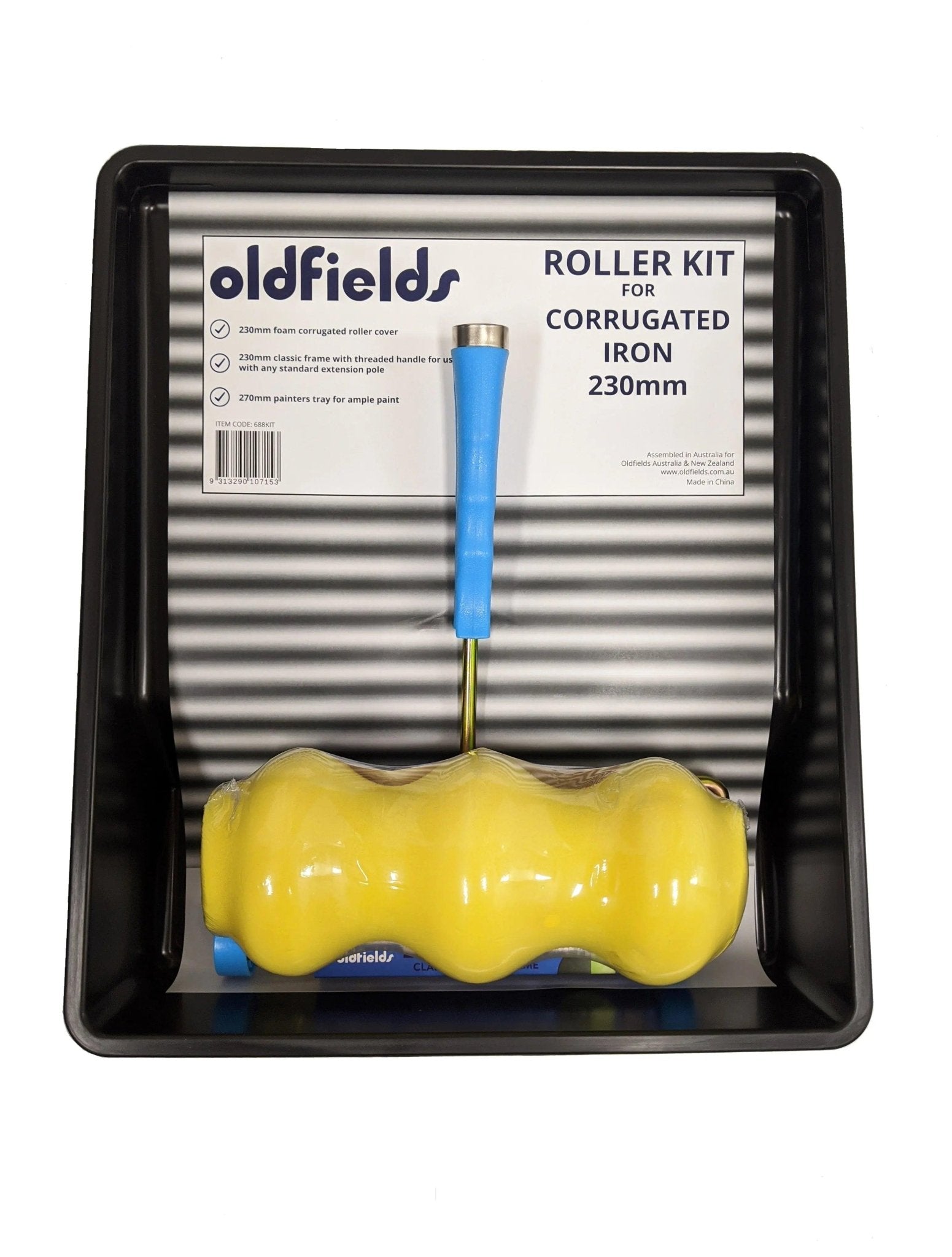 Corrogated 3 Bump Roof Roller Kits 230mm From Oldfields-Vintique Concepts