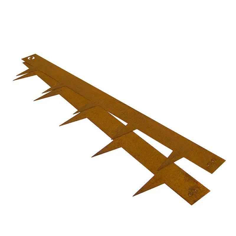 Corten Garden edging 150mm high x 1mtr long