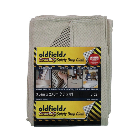 Covergrip safety anti-slip Drop Sheet 3.04 x 2.43Mtr from Oldfields-Vintique Concepts