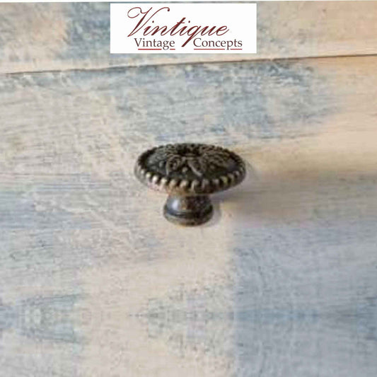 Daisy Bronze Furniture Knob Rose 26mm diameter