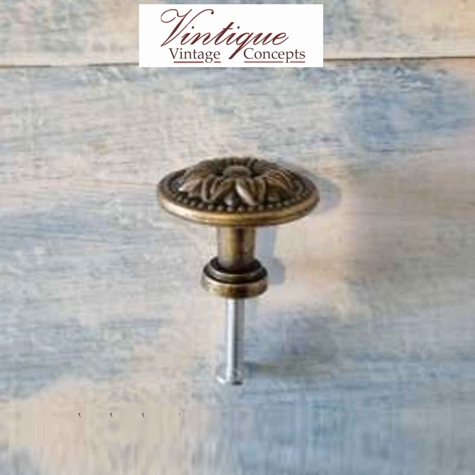 Daisy Bronze Furniture Knob Rose 31mm diameter