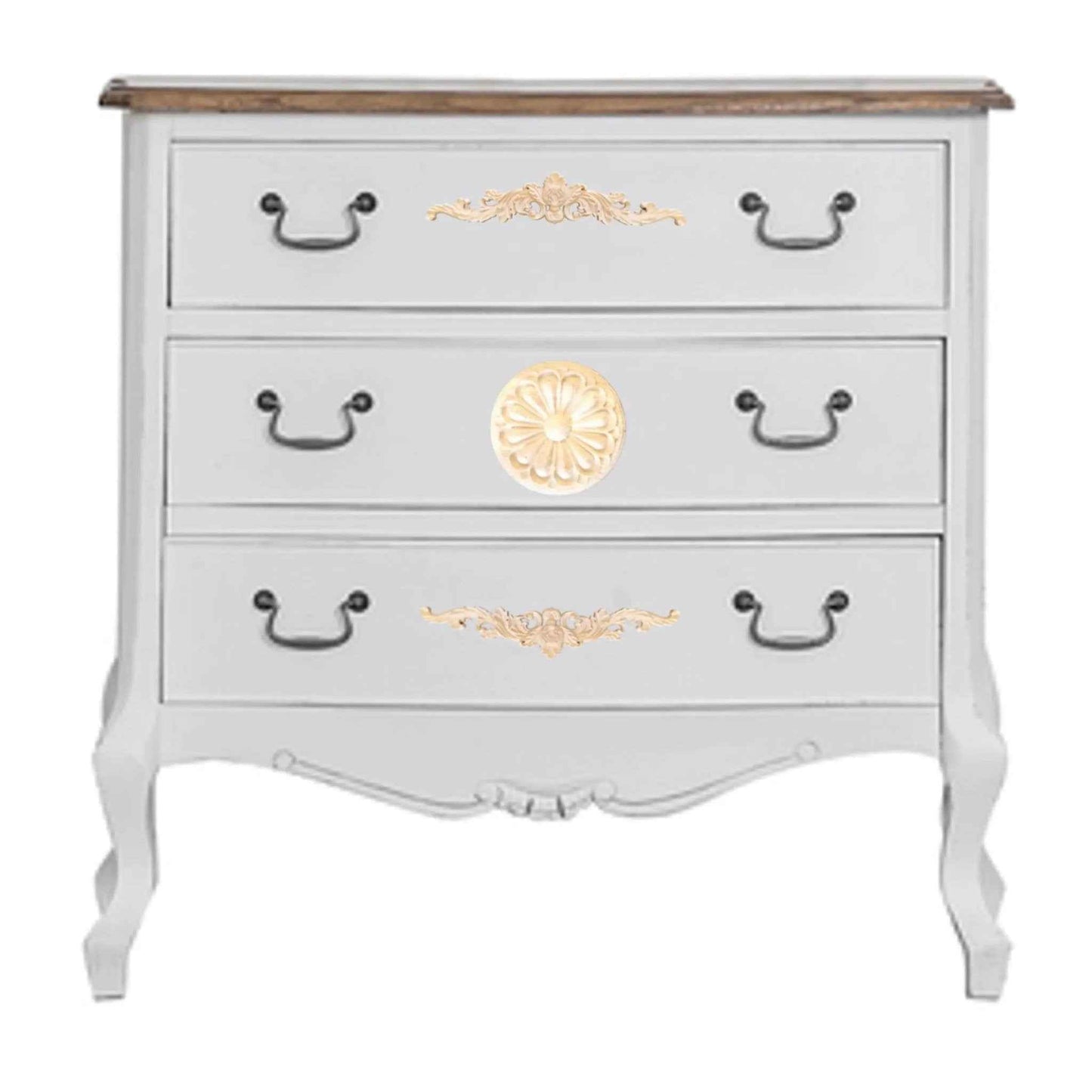 Daisy Furniture wood applique Onlay  12cm Diameter