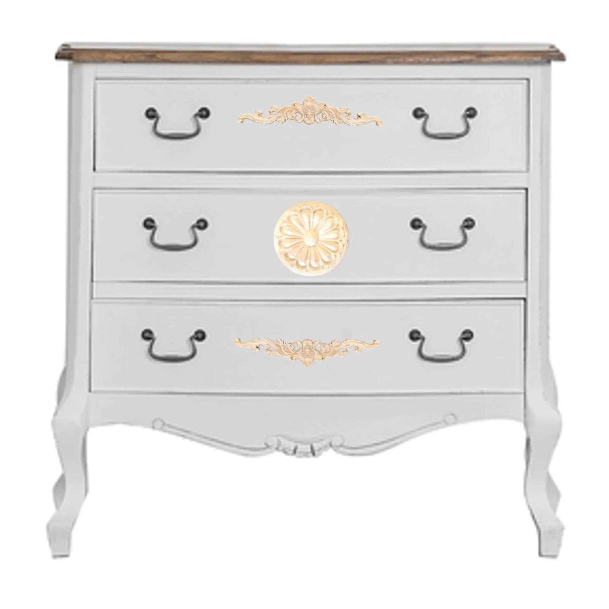 Daisy Furniture wood applique Onlay  12cm Diameter