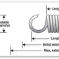 Zinc Extension Spring  196.85mm Long (39.7 OD x 5.77 WD) C4001 from Century (Copy)