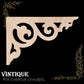 Carved wooden Lace Fretwork Corner -(FW29) 440mm x 292mm